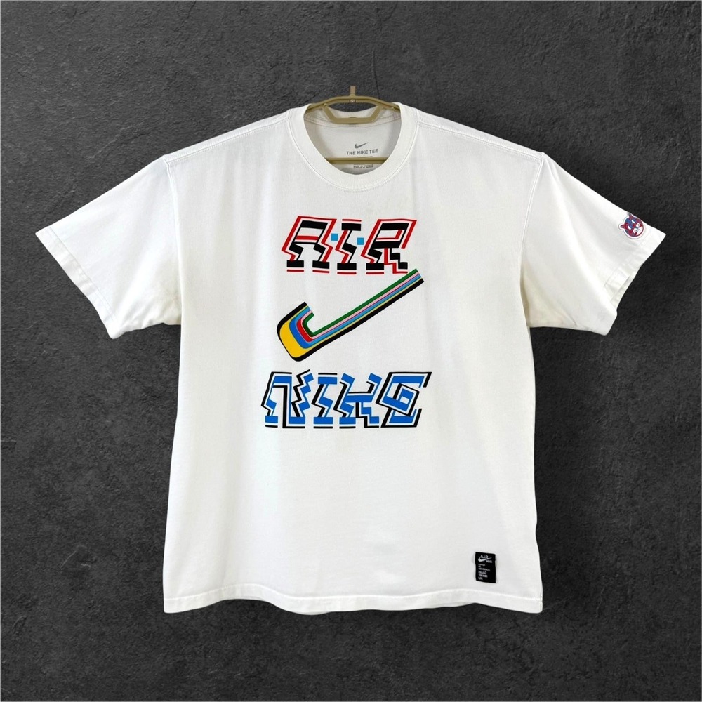 Nike Isaac Tin Wei Lin Artist In Residence Air Tee Mens Large White Graphic